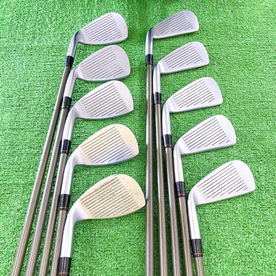 ケ51★★★★LB-606 HIROHONMA本間ゴルフ10本アイアンセット4S