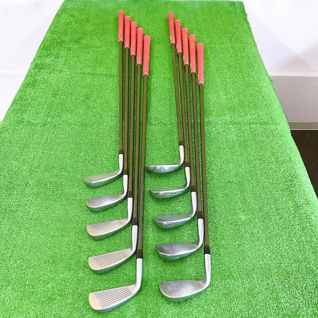 ケ51★★★★LB-606 HIROHONMA本間ゴルフ10本アイアンセット4S