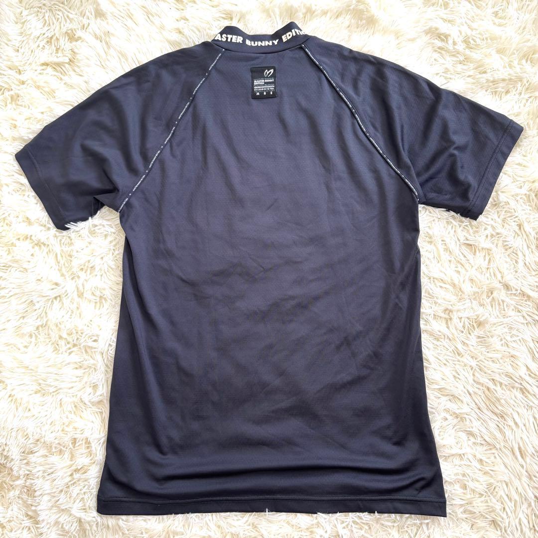 【極美品】マスターバニーエディション　半袖　モックネック　シャツ　XL ブラック