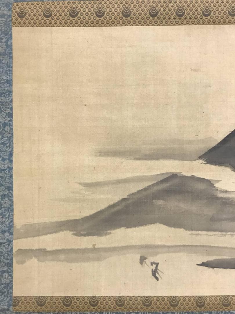 模写/谷文晁/富士山図/富嶽図/富岳図/富峰図/横物/名家伝来/AE-218