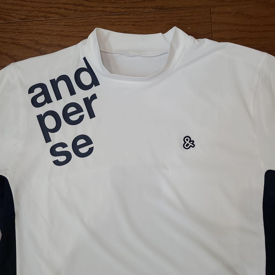 o3ru3<<美品>>and per se 春夏モックネックシャツ