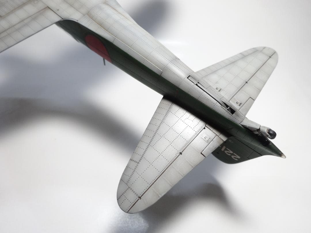 ファインモールド1/48「零戦52型三菱製」完成品