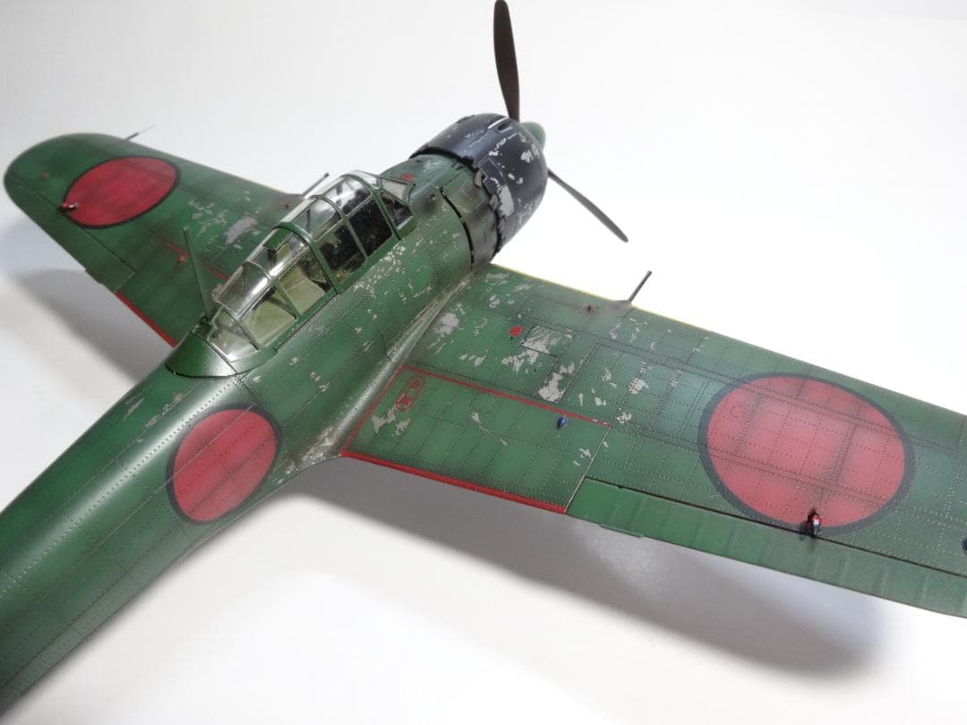 ファインモールド1/48「零戦52型三菱製」完成品