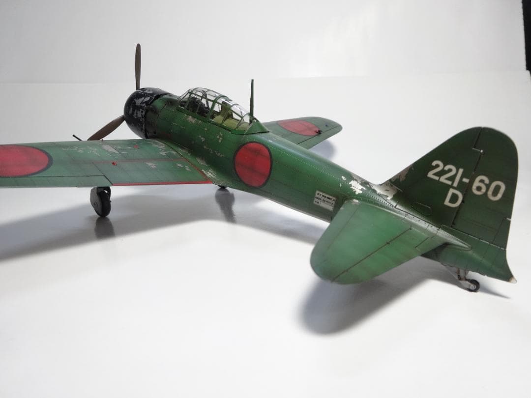 ファインモールド1/48「零戦52型三菱製」完成品