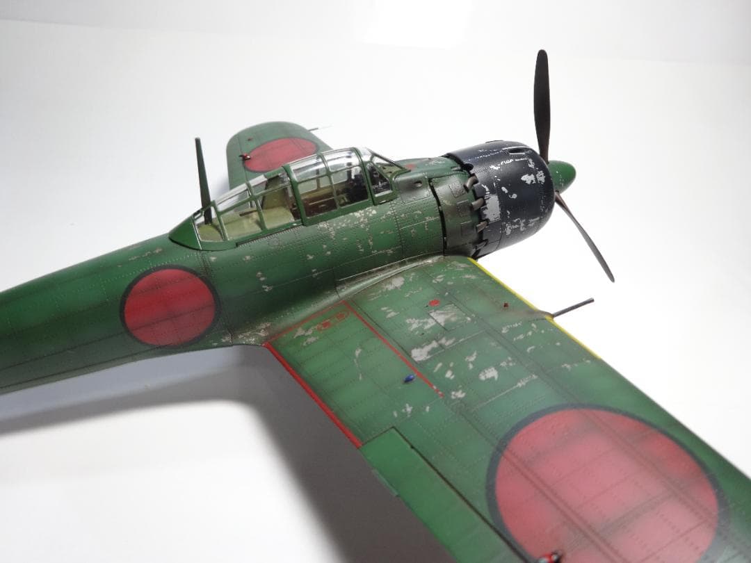 ファインモールド1/48「零戦52型三菱製」完成品