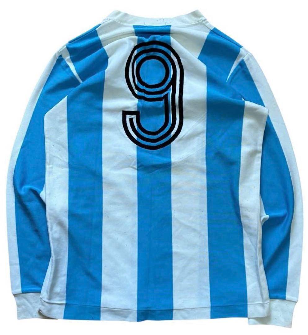 70s adidas ストライプ アルゼンチンカラー サッカーシャツ