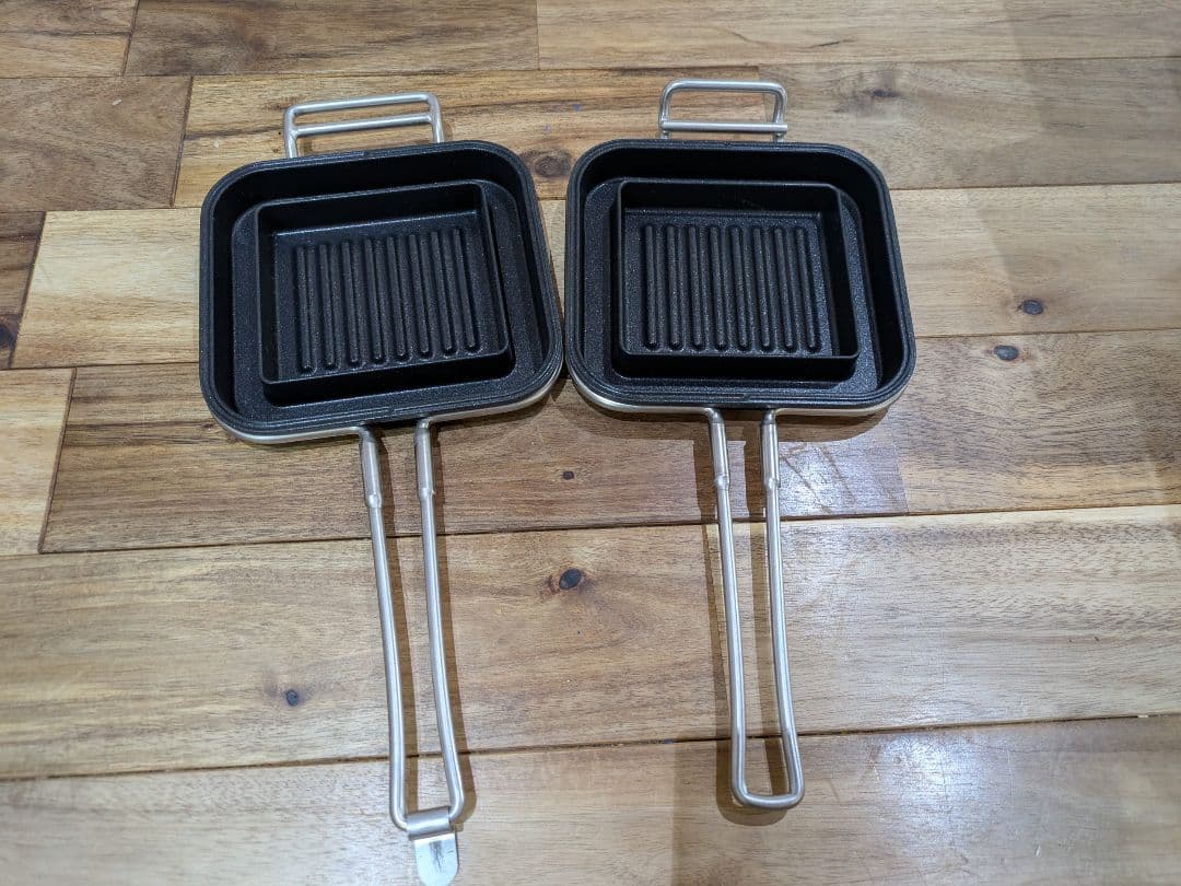 ホットサンドクッカー 2枚用　鍛冶問屋