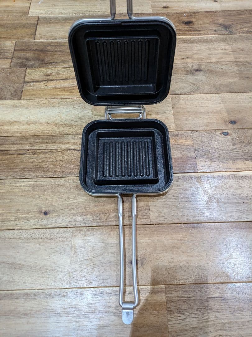 ホットサンドクッカー 2枚用　鍛冶問屋