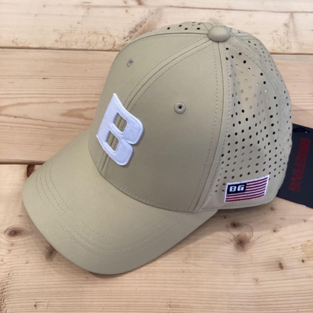 新品　BRIEFING PUNCHING MESH CAP ベージュ