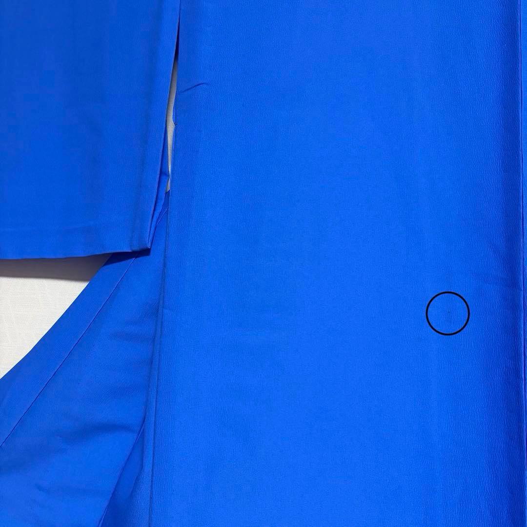 【舞台衣装】 。桜に貝合わせのような模様 単衣 バチ衿 身丈約161cm