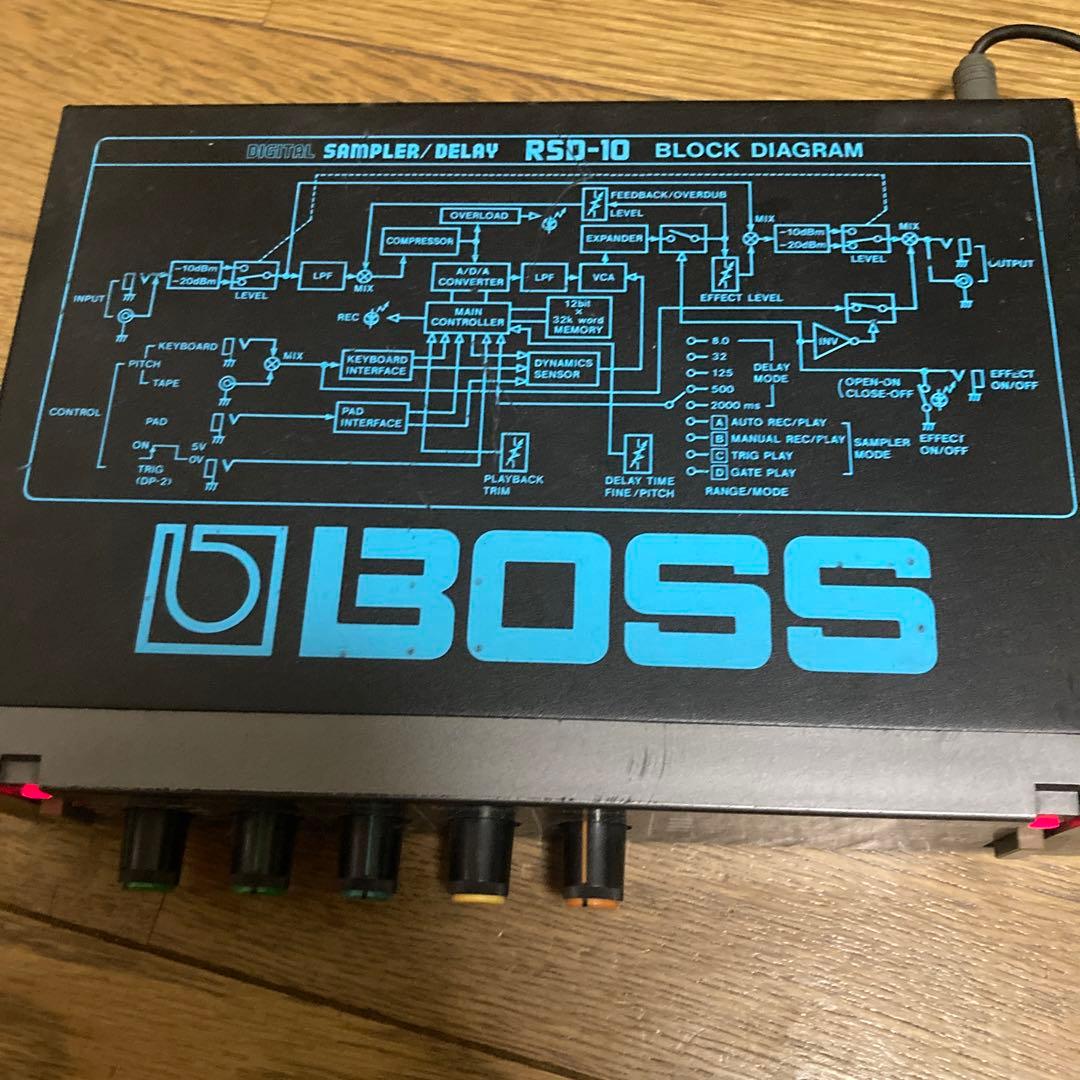 名機BOSS RSD-10 サンプラー/デジタルディレイ　キーボード、ギター