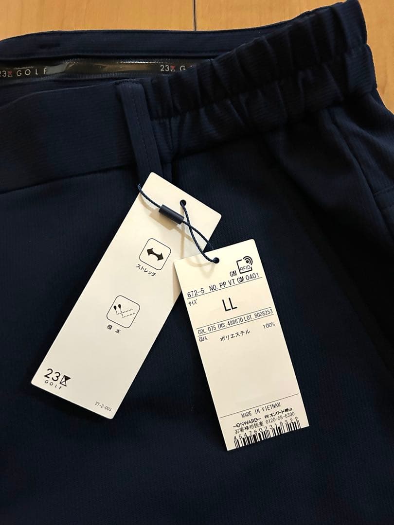 23GOLF ネイビー ゴルフパンツ 新品タグ付きお値下げしました