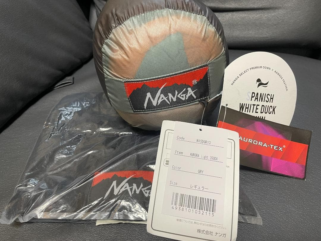【新品】NANGA ナンガ シュラフ オーロラライト 350DX レギュラー