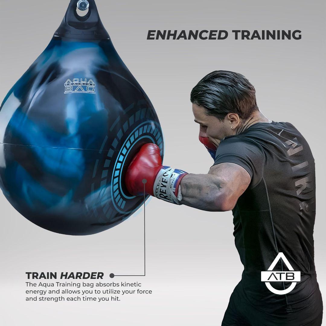 Aqua bag サンドバッグ 21インチ　青×黒　86kg