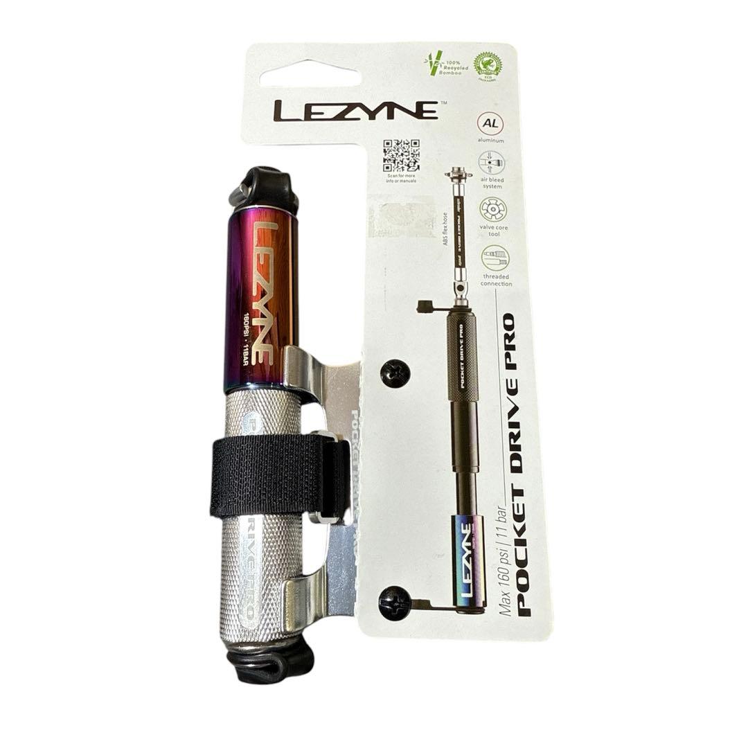 LEZYNE レザイン 携帯用ポンプ ポケット ドライブ プロ シルバー
