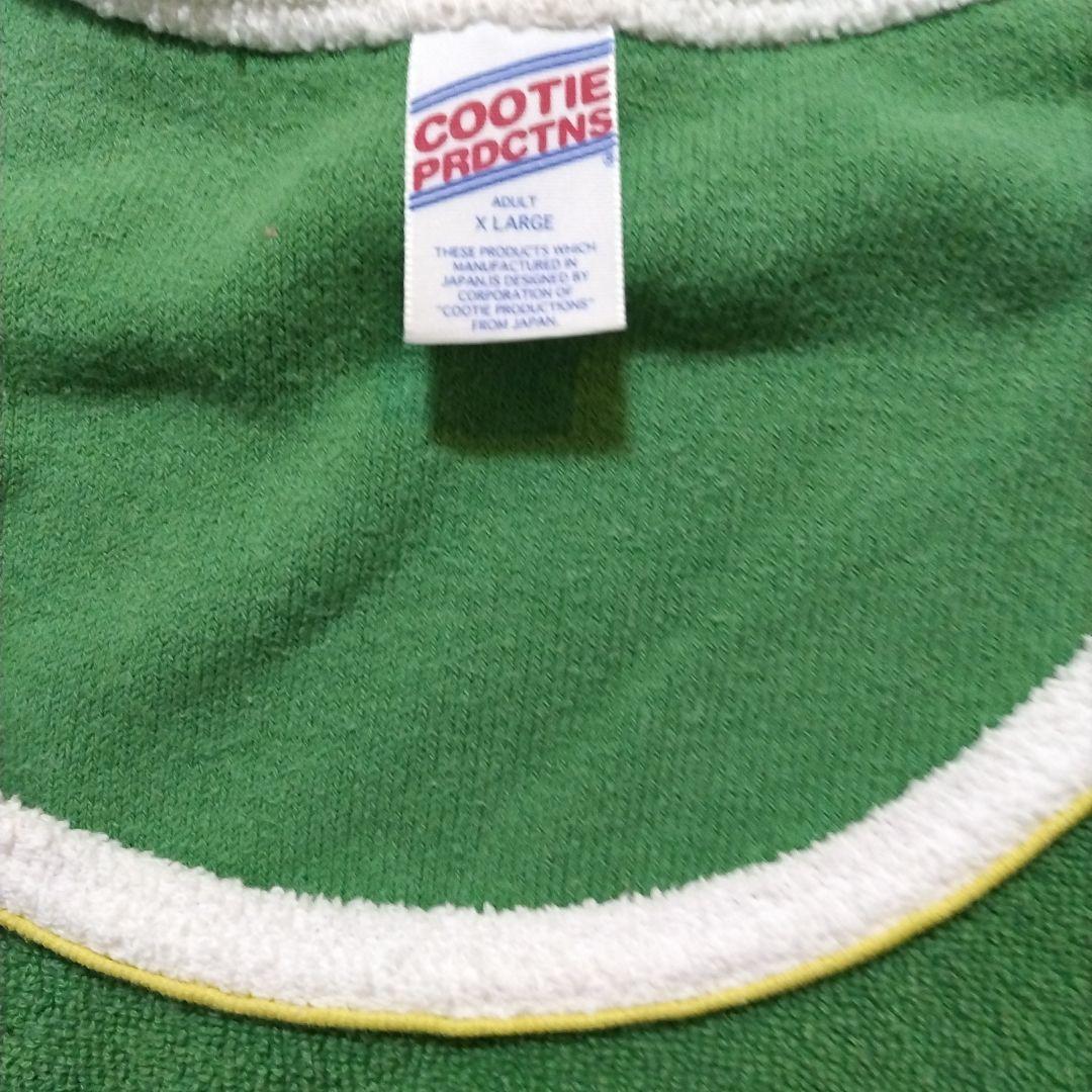 Cootie タオル地タンクトップ XL 緑