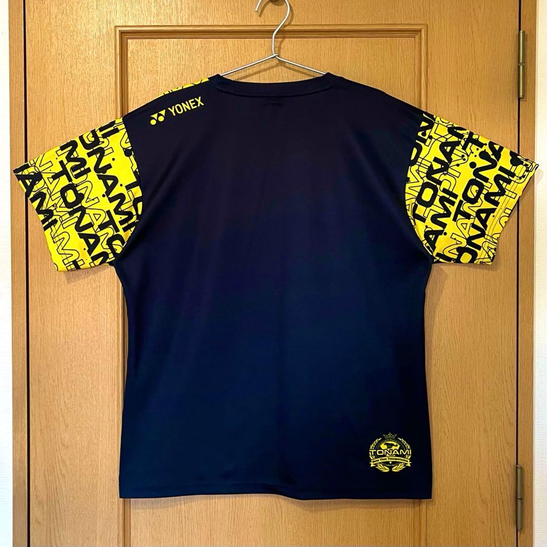 YONEX セットアップ トナミ運輸限定シャツ 柄ハーフパンツ ユニL