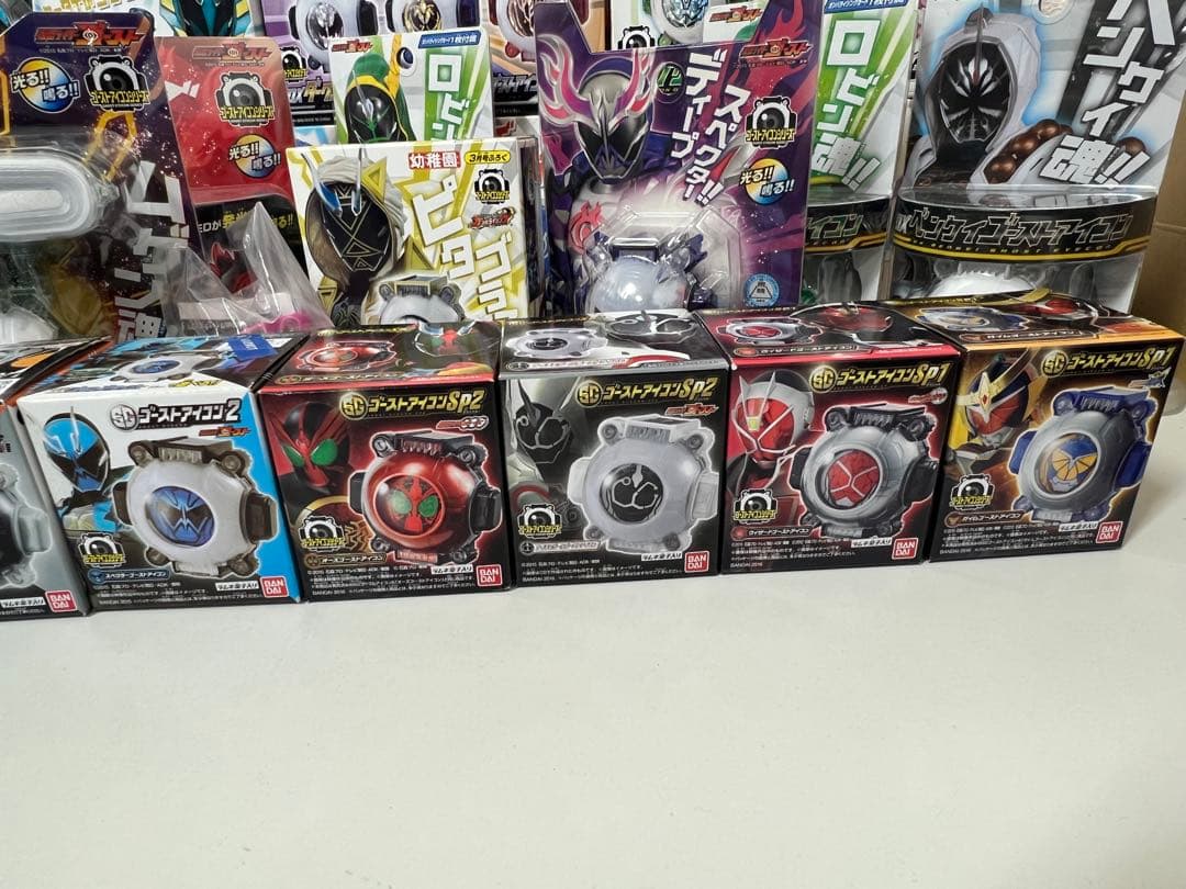 仮面ライダーゴースト dx まとめ売り ムゲン ディープスペクター アイコン 他