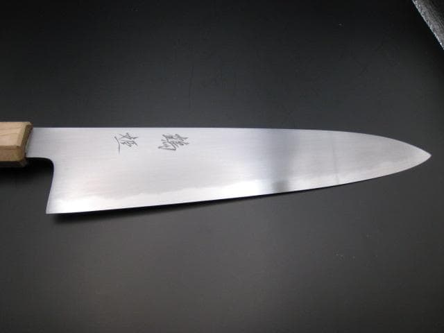 [新品未使用] 和牛刀 210mm 白紙2号 樫 八角