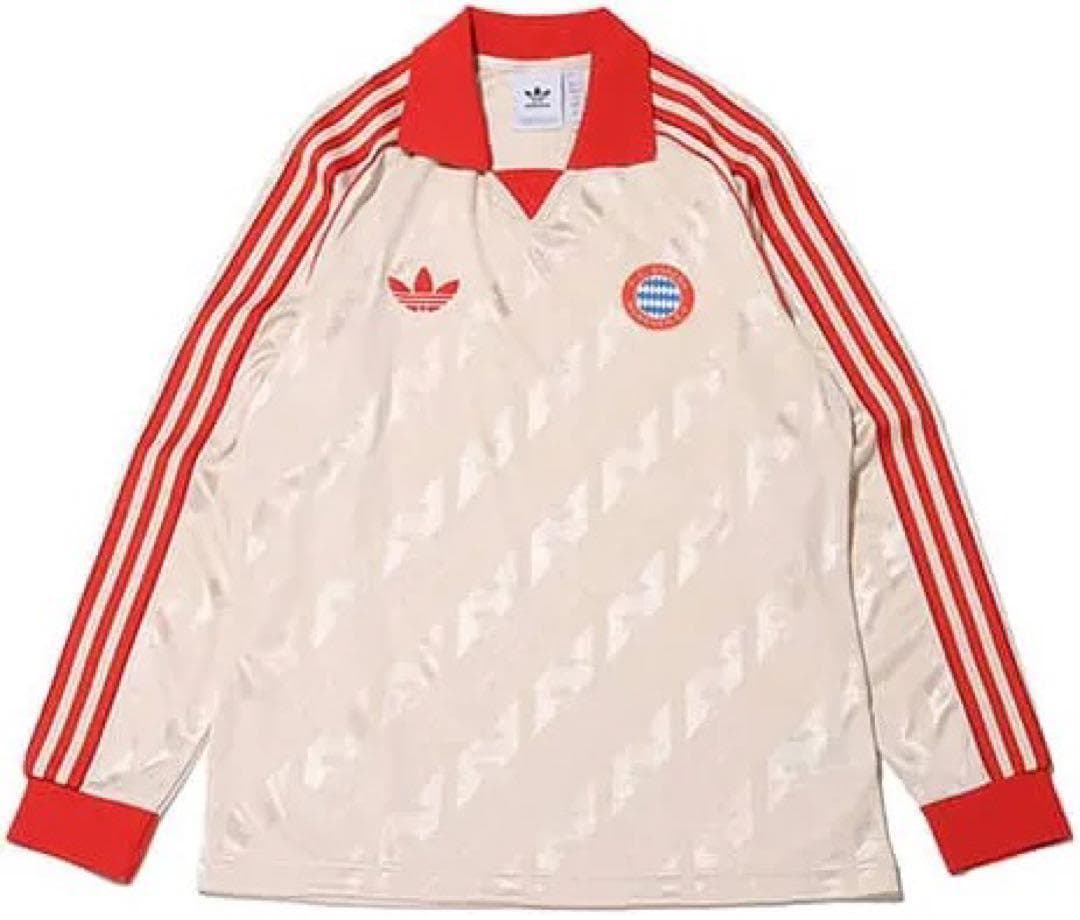 正規品★新品L adidas FCバイエルン ロングスリーブ ジャージ トップス