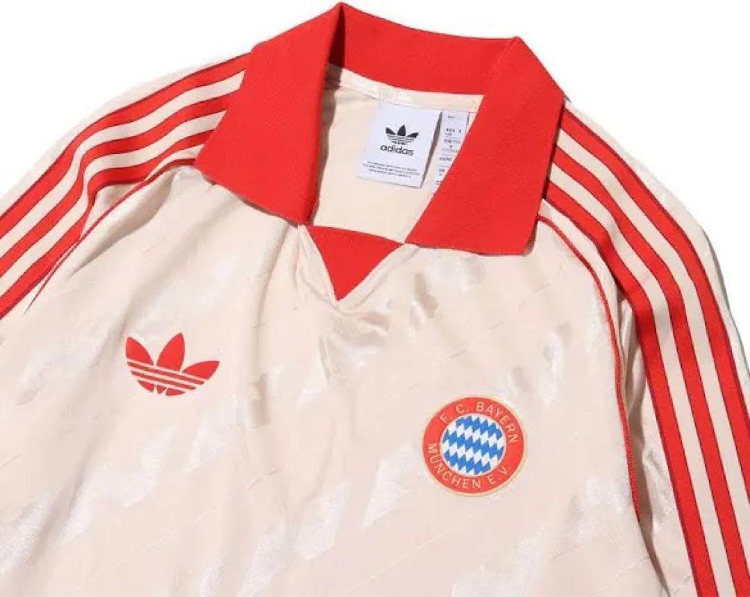 正規品★新品L adidas FCバイエルン ロングスリーブ ジャージ トップス