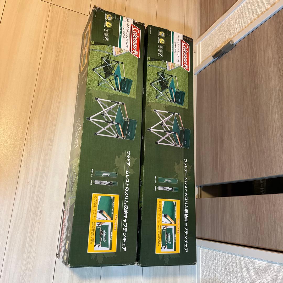 ColemanSlimCaptainChair グリーン新品未使用‼️2脚‼️