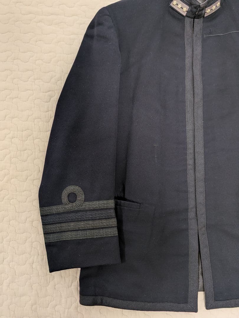 日本海軍 第一種軍装　参謀大佐軍衣　ドスキン生地　海軍中将着用？