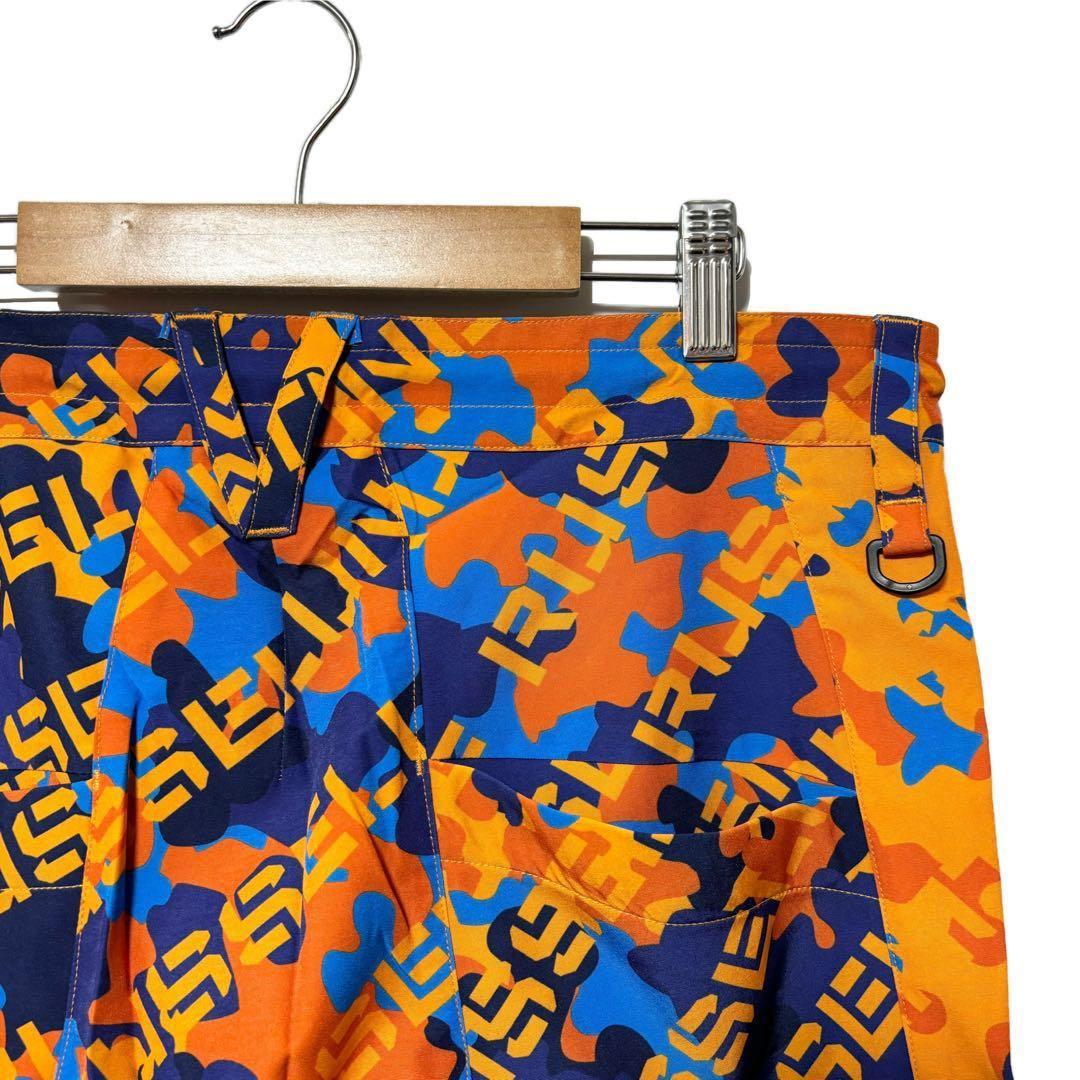 ラッセルノ ゴルフ リフレクター ロゴ モックネック セットアップ カモ 2XL