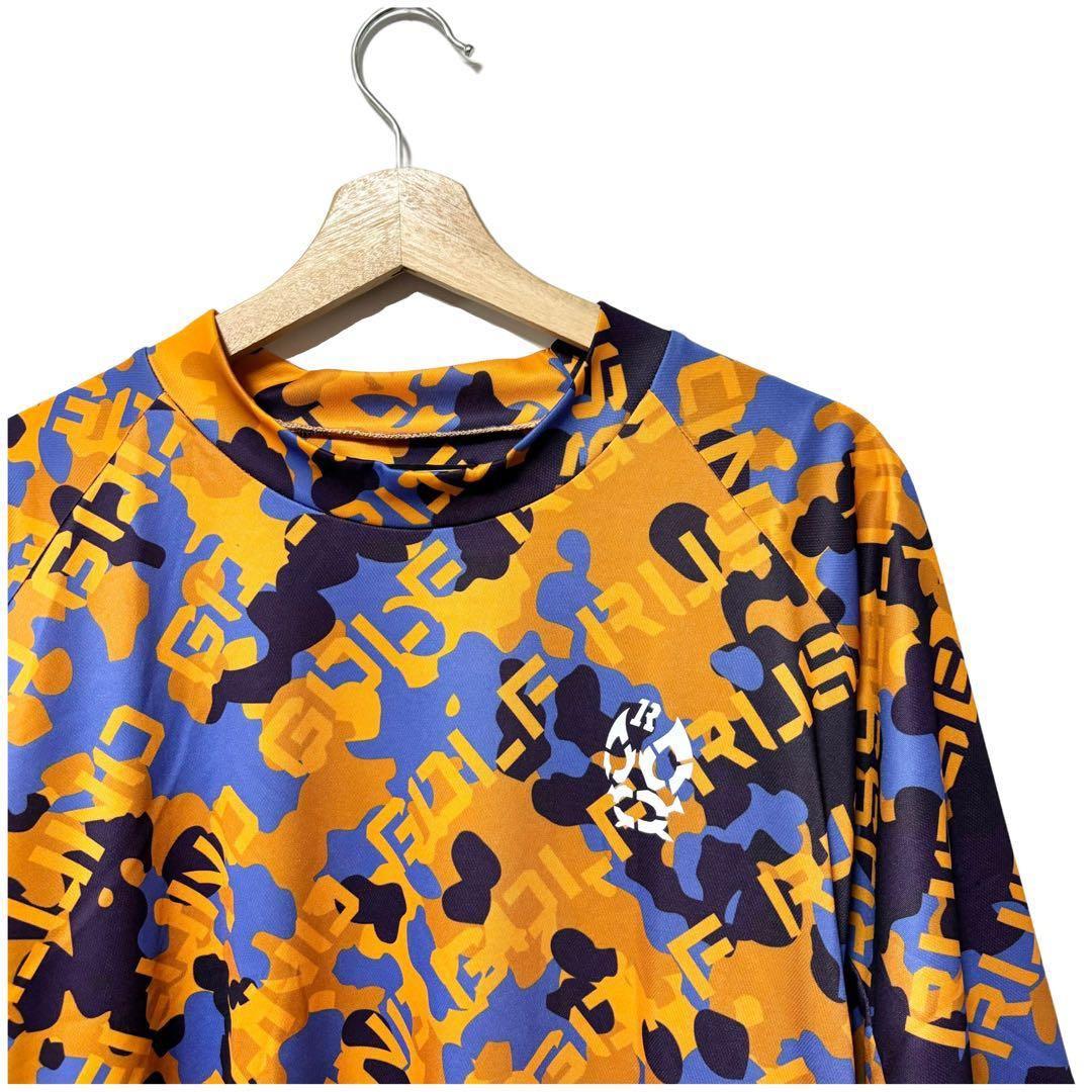 ラッセルノ ゴルフ リフレクター ロゴ モックネック セットアップ カモ 2XL