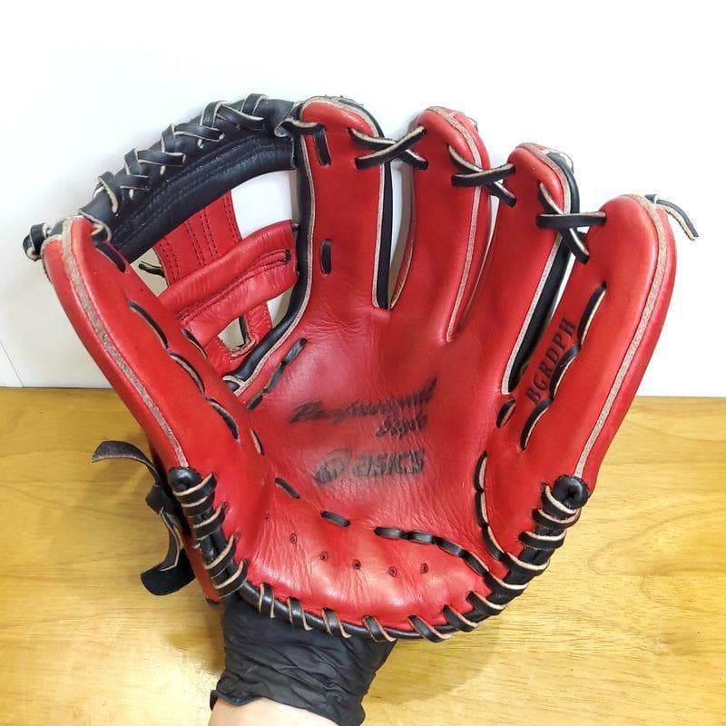 アシックス 片岡治大モデル 限定カラー 内野用 軟式グローブ