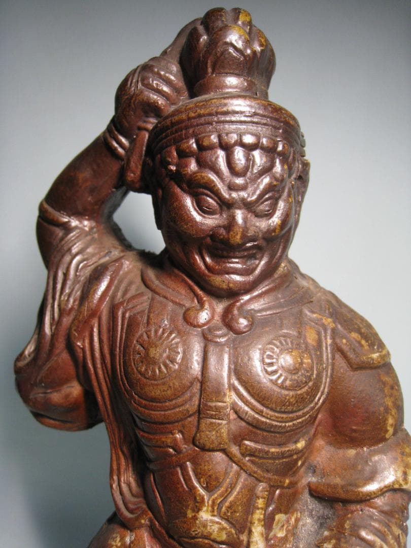 【武神　毘沙門天立像】　　高さ約32㎝ 財福の神様 戦いや勝利の神様