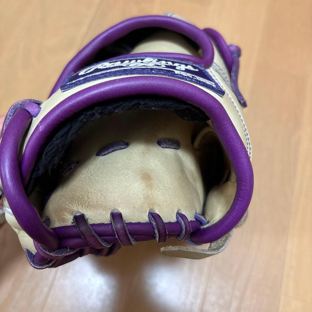 Rawlings Pro Excel 軟式グローブ キャメル/パープル