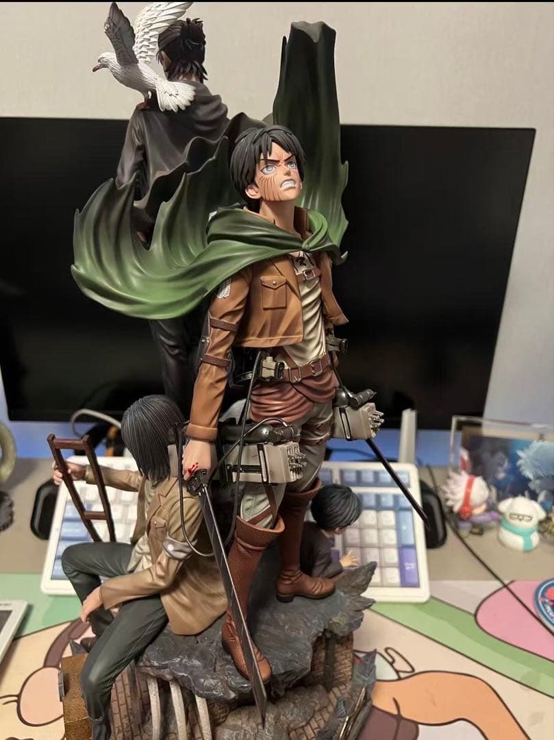 進撃の巨人 ⑥ エレン·イェーガーガレージキット ガレキ スタチュー