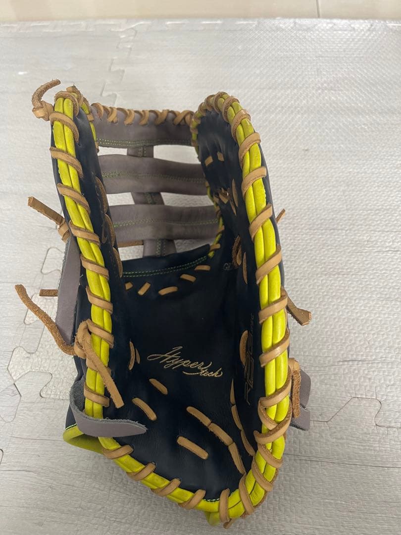 Rawlings ES-600 軟式グローブ 黒/灰/黄 ファーストミット