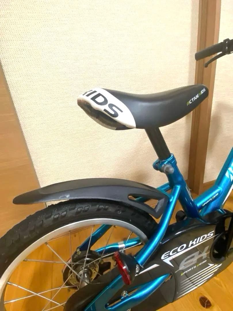 【高知市】ブリヂストン　エコキッズスポーツ　グリーン16インチ