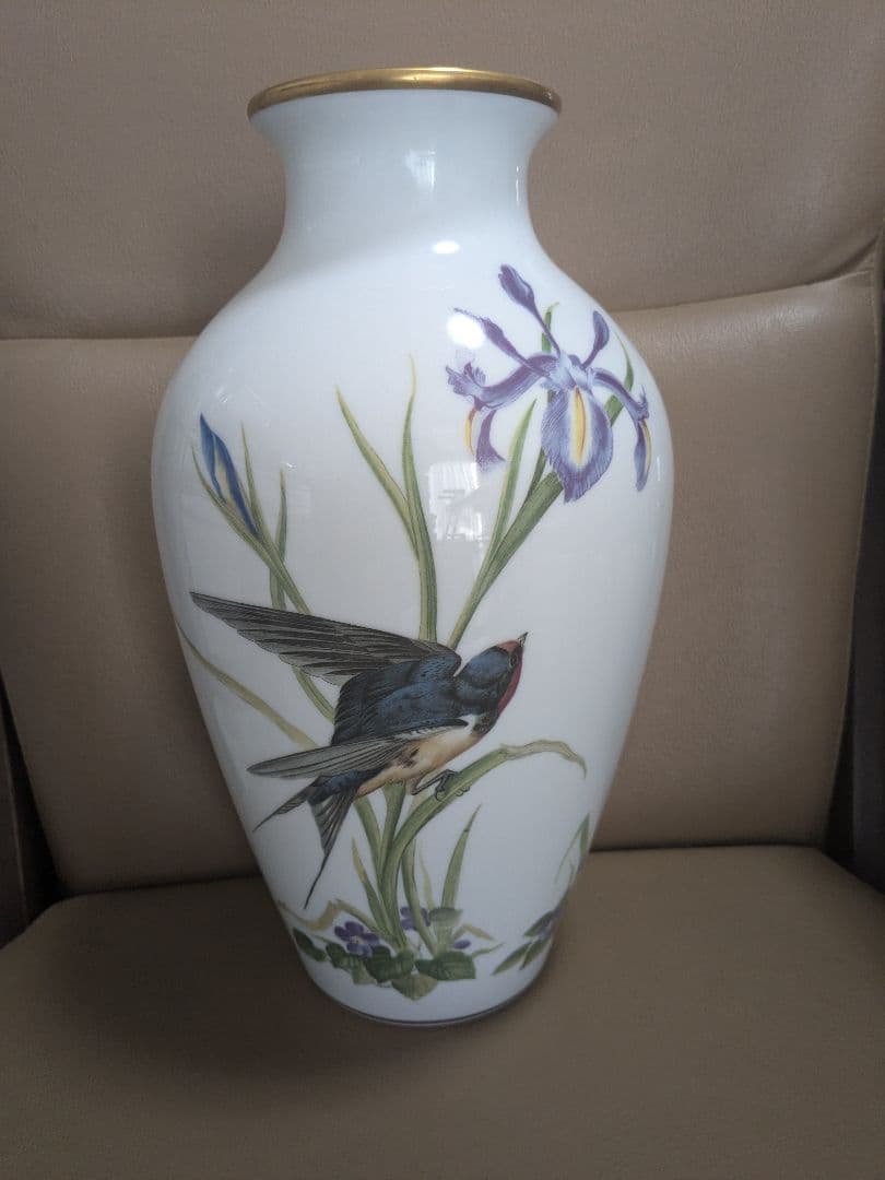 フランクリン ポーセリン The Meadowland Bird Vase