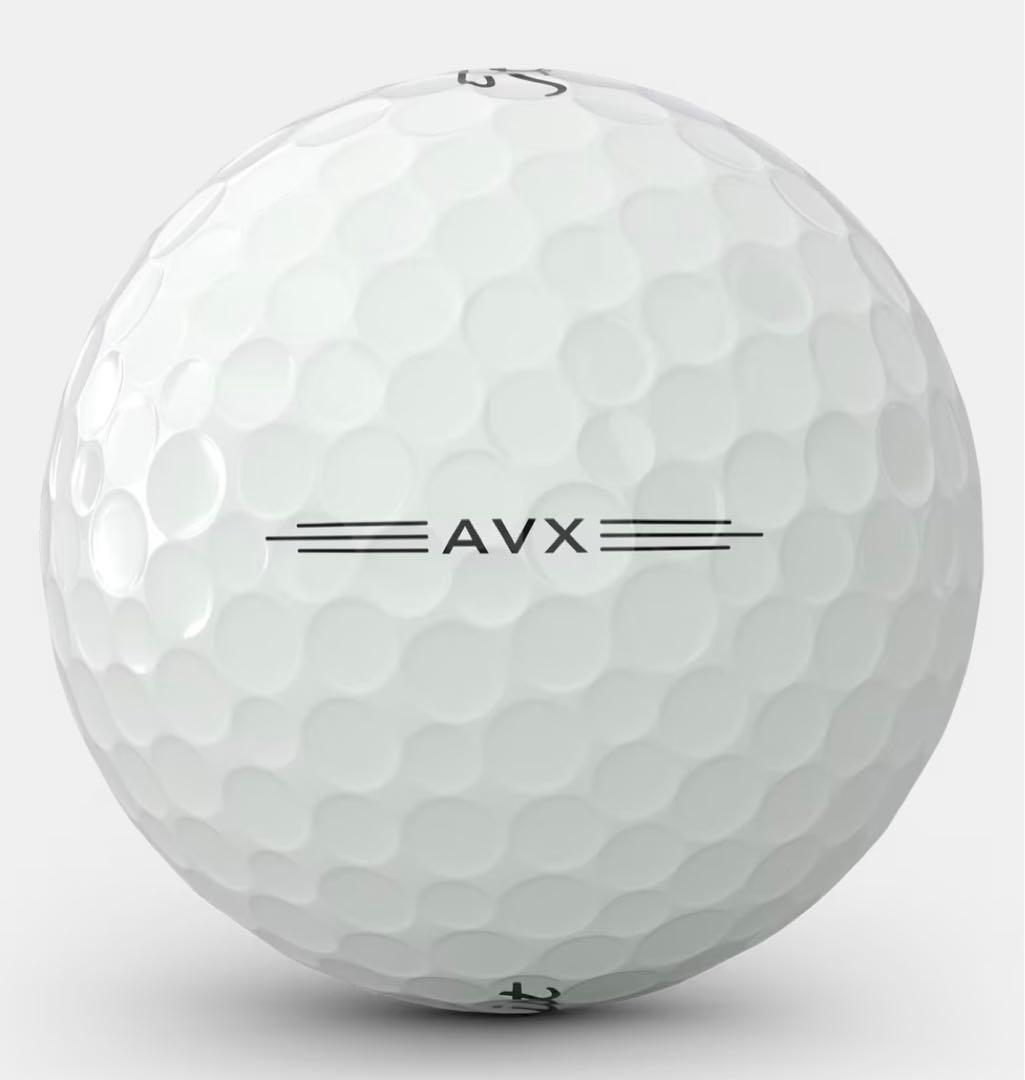 新品2026年NEWタイトリストAVX ホワイト1ダース(12球)