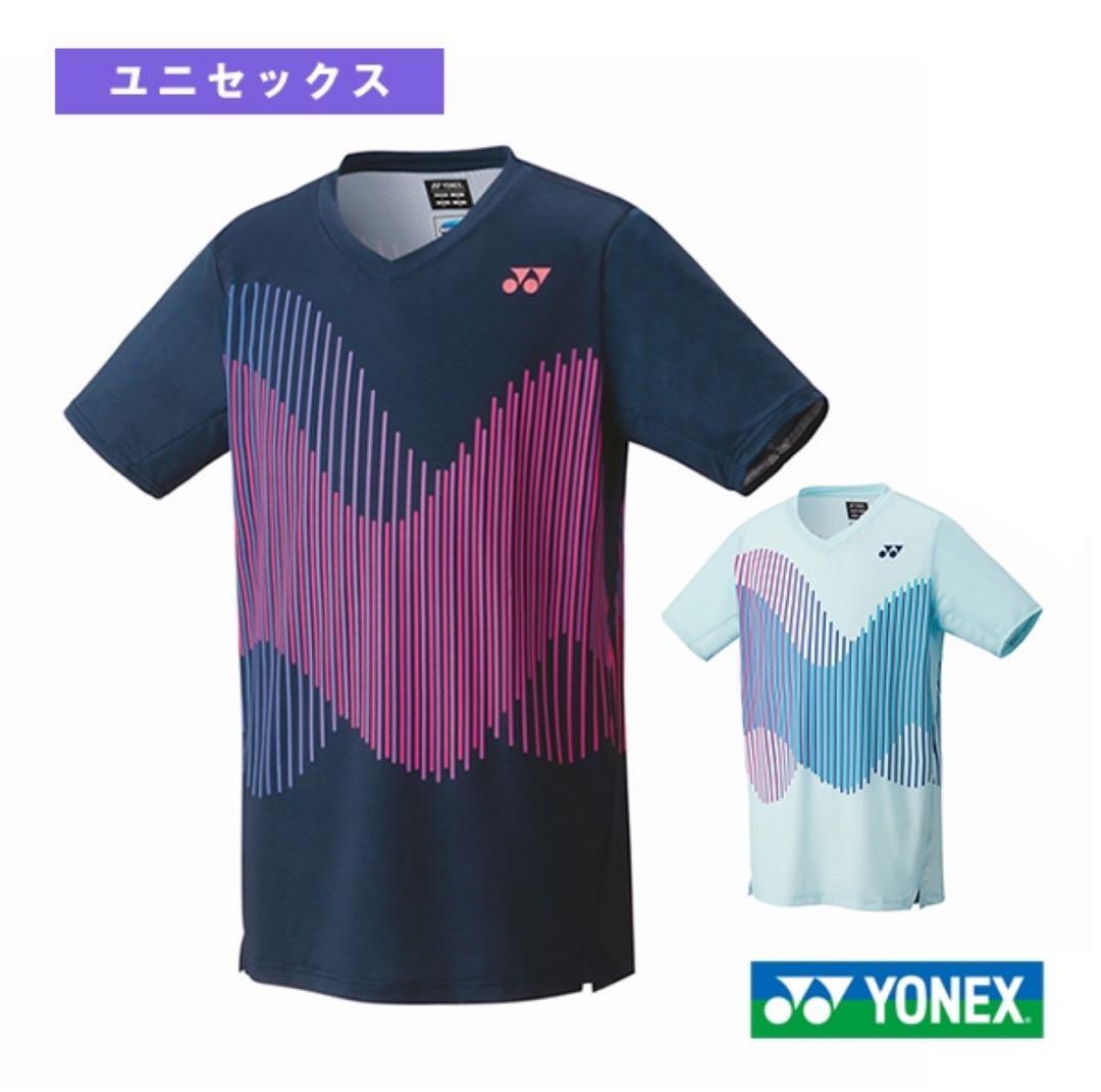 YONEX インディゴマリン Vネック Tシャツ Lサイズ