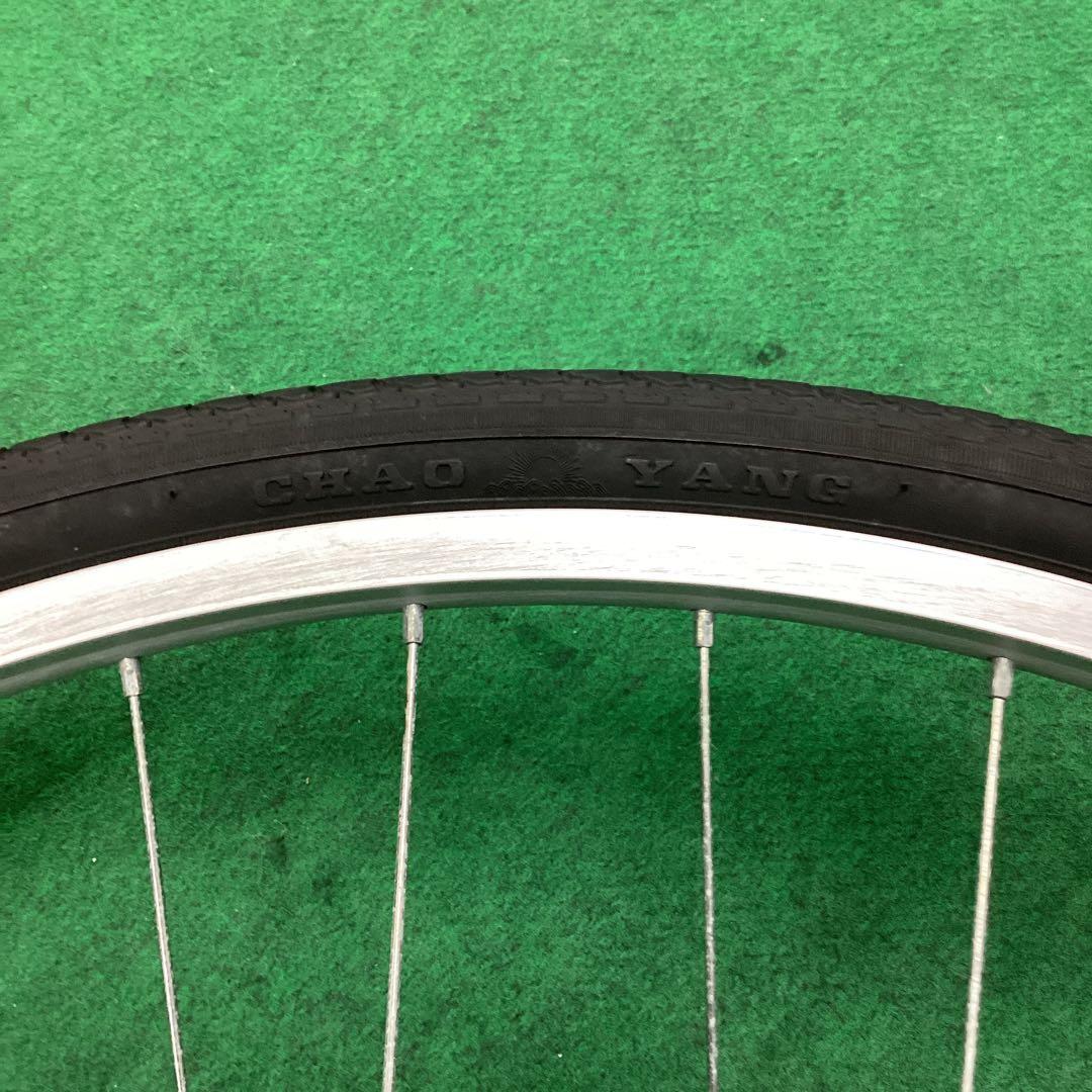 アルミリム　前輪 27x1-3/8 タイヤ付 ハブダイナモ 27インチ j2端子