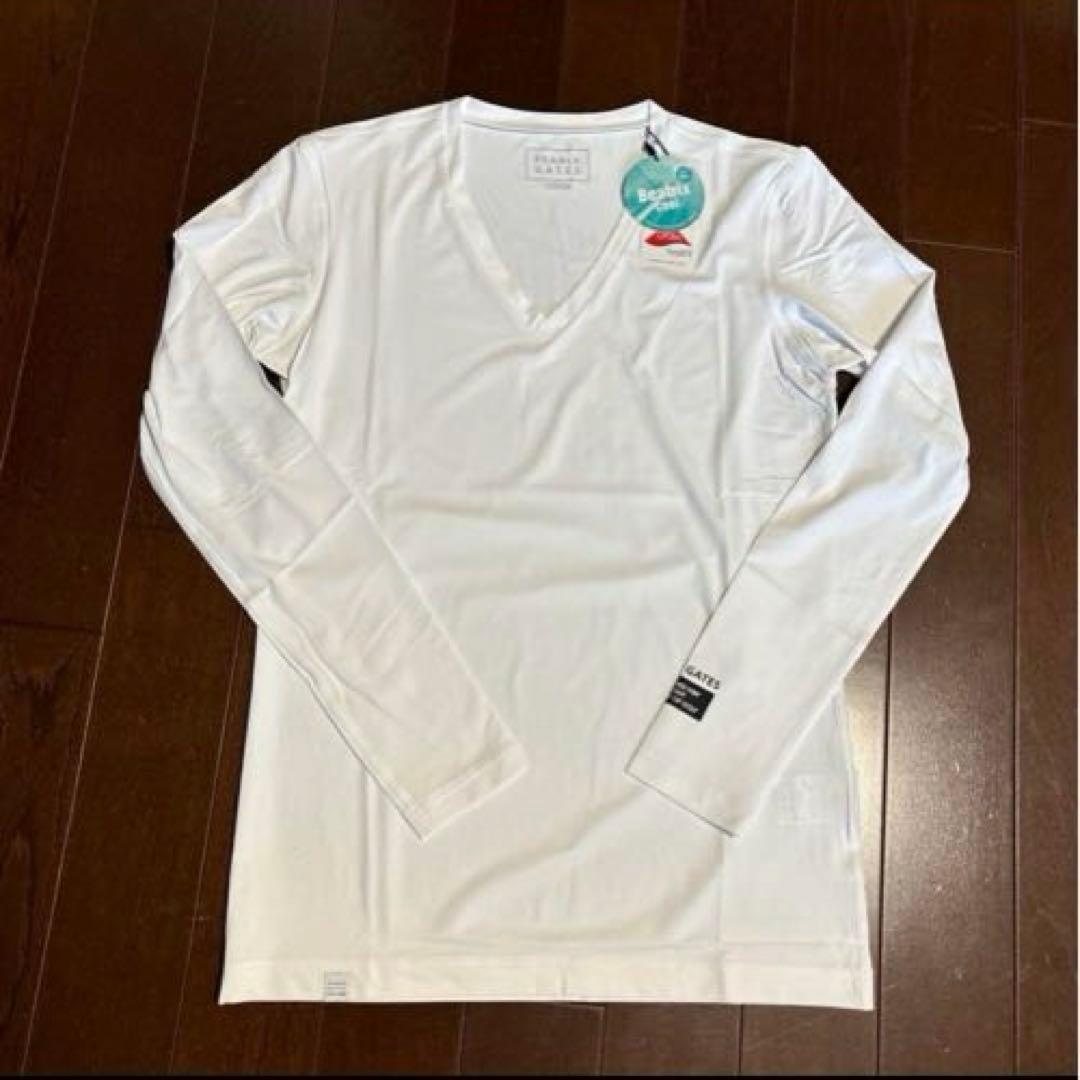 パーリーゲイツ　Nペア 天竺メッシュアンダーシャツ　白色　サイズ5