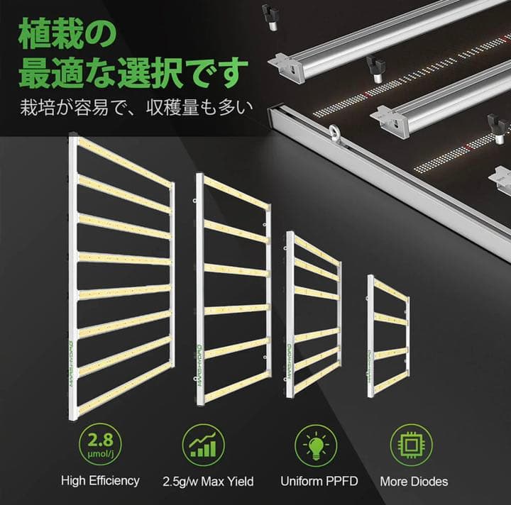 Mars Hydro FCE-4800 植物育成LED 480W 匿名発送