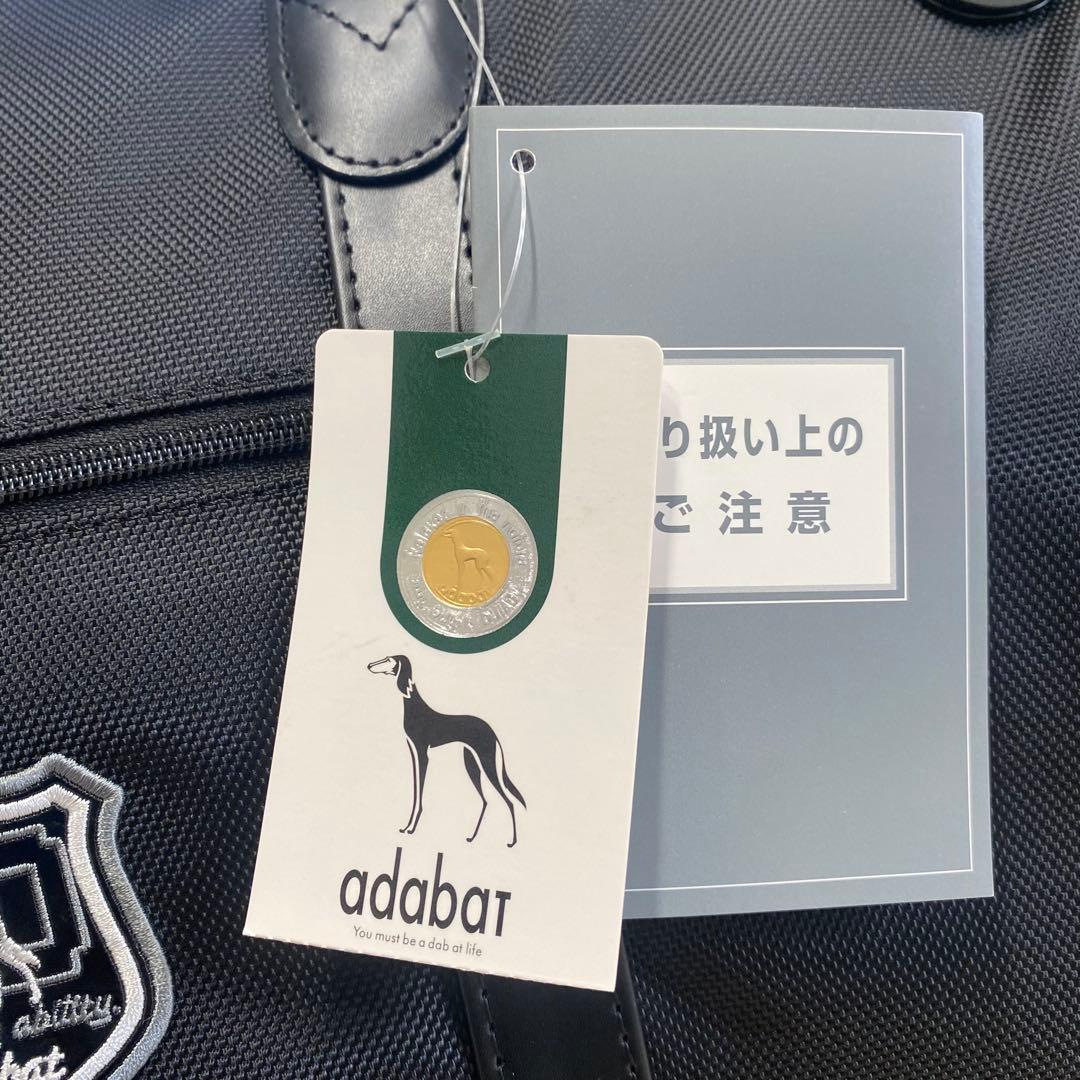新品未使用タグ付✨アダバット adabat ゴルフボストンバッグ ブラック