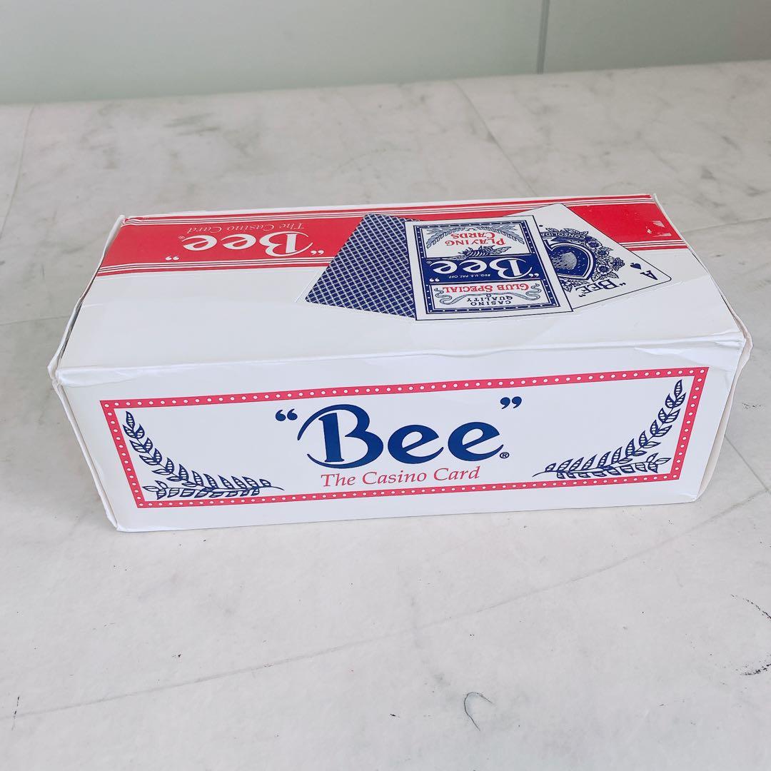 Bee 青 トランプ カード カジノ 1ダース 未開封 No.92 ④3171