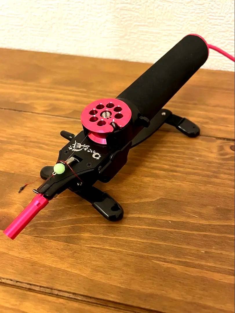 わかさぎの蔵　一丁　わかさぎ電動リール　ピンク　【美品】