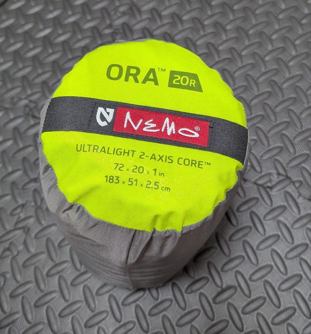 ニーモ オーラ 20R／NEMO ORA 20R スリーピングパッド