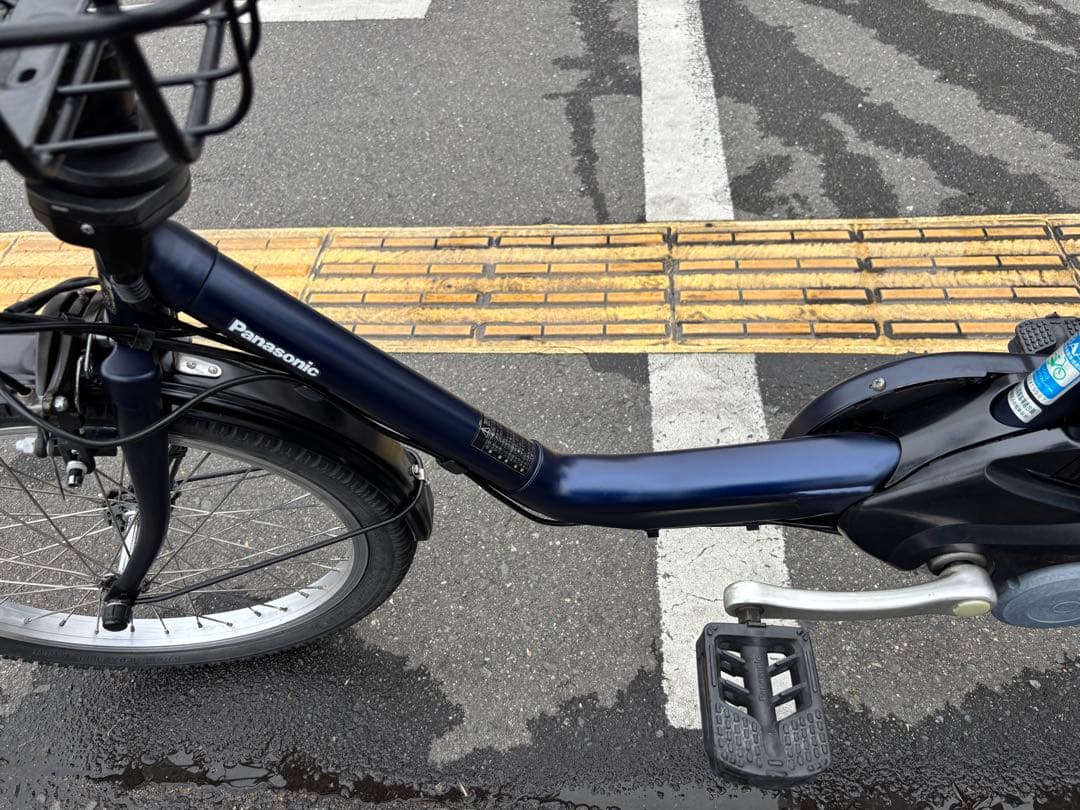 中古Panasonic電動アシスト自転車　8Ah 大阪　084