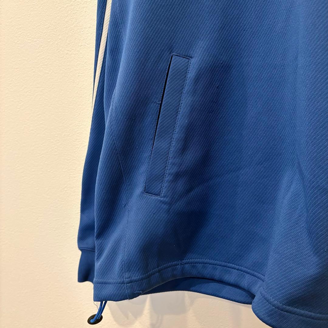 ナイキ ゲームシャツ 刺繍ロゴ 青　ブルー XL 長袖 メンズ スポーツ　90
