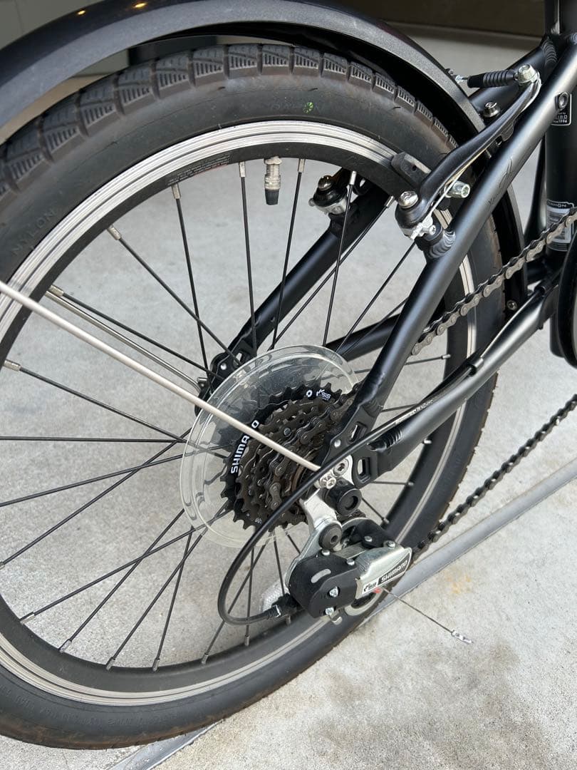 超美品　折りたたみ自転車 DAHON HIT シート　ペダル　新品未使用ブラック