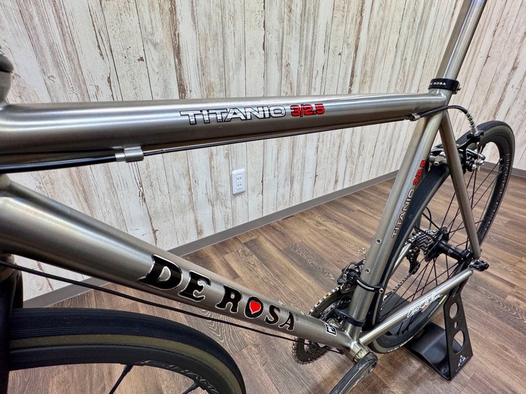 【希少】DE ROSA デローザ チタニオ 3/2.5 BLACK LABEL