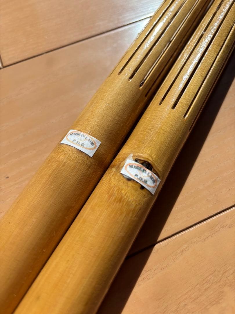 【美品】プイリ　フラダンス用竹製2本セット